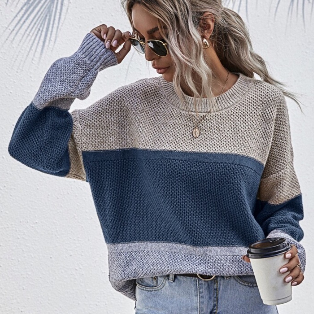 Oversized Dropped Shoulder Sweater - Picture 3 of 7